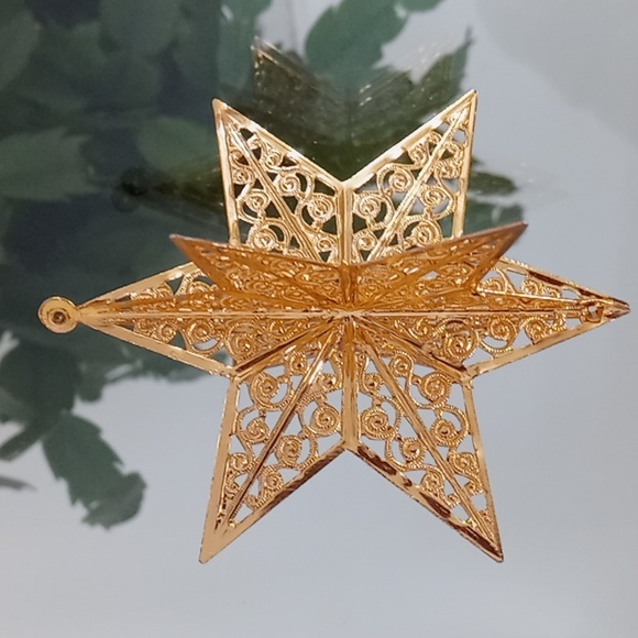 Vintage Filigree Star Ornament - Picture 9 of 9